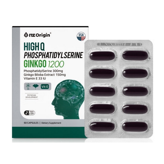 엔젯오리진 하이큐 포스파티딜세린 징코 1200 60캡슐이미지입니다. 누르면 해당 게시물로 새창이동합니다.