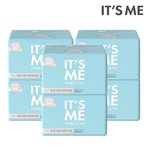 잇츠미 퓨어앤핏 대형 12개 (6팩(72개))_이미지
