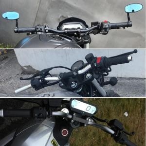 야마하  가와사키 스즈키 혼다 CG125 R15 R3 TNT125 용 다목적 오토바이 핸들 바 알루미늄 합금 양극 산화