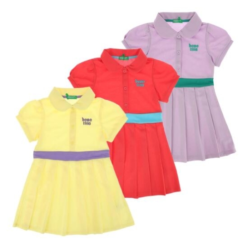 플리츠 피케 원피스 (5S-QAOP17531)