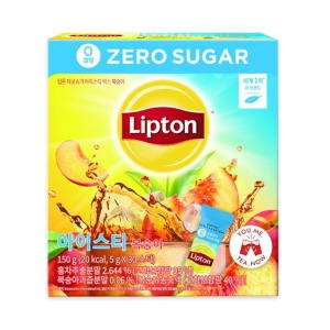 유니레버 립톤 제로슈가 아이스티 믹스 복숭아 5g 30개입이미지입니다. 누르면 해당 게시물로 새창이동합니다.