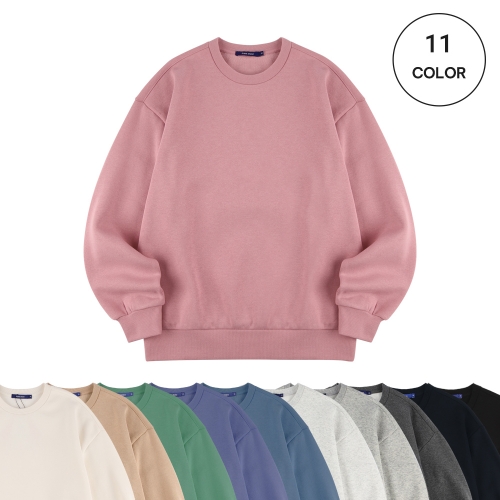 연승어패럴 클라이드.n 무지 기모 맨투맨 FNDTS451U