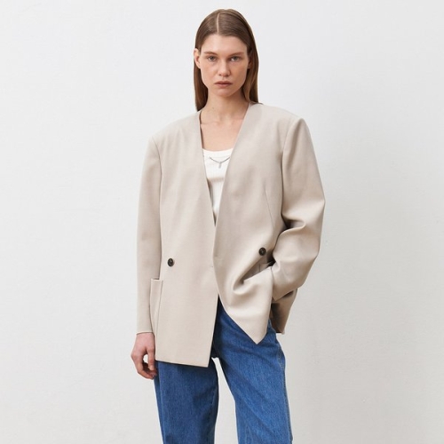 조이그라이슨 Collarless Jacket KW4SJ1610_90_이미지