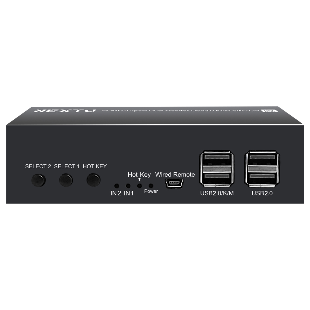 �������������ͽ� NEXTU NEXT-7902KVM-DUALKP 2:1 HDMI KVM ����ġ
