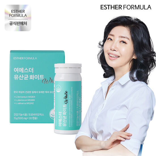 에스더포뮬러  여에스더 유산균 화이트 30캡슐 (1개)
