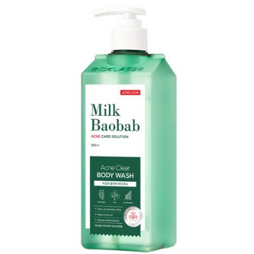 태남생활건강 밀크바오밥 아크네 클리어 바디워시 500ml (4개)