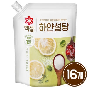 CJ제일제당 백설 하얀설탕 400g (16개)