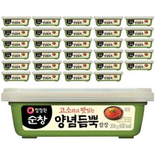 청정원 순창 양념 듬뿍 쌈장 200g (30개)_이미지