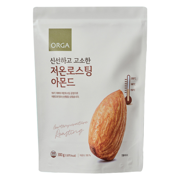 올가 저온로스팅 아몬드 300g (3개)_이미지