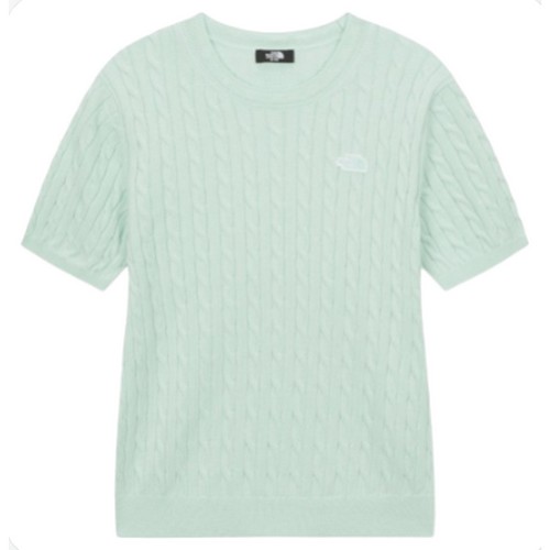 노스페이스 케이블 반팔 스웨터 NT7AS31C (병행)