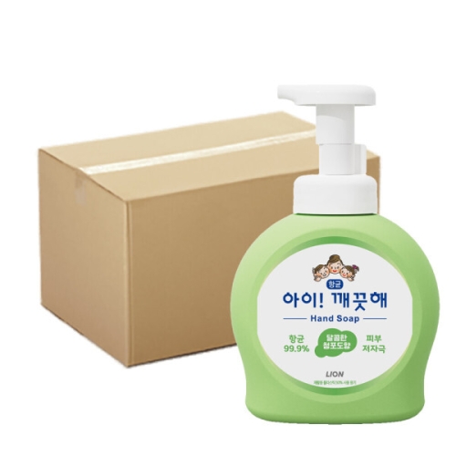 아이깨끗해 폼 핸드솝 청포도향 490ml (12개)_이미지