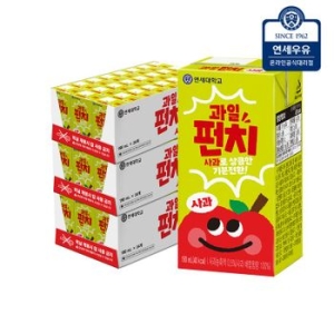 연세우유 과일펀치 사과 190ml (72개)_이미지