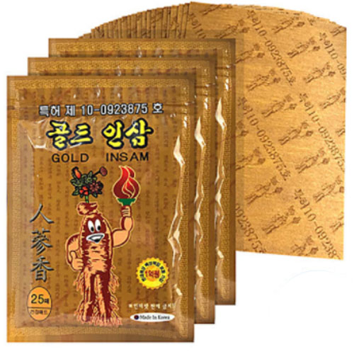 [불명] 골드인삼 건강패드 25매입 (1팩(25매))