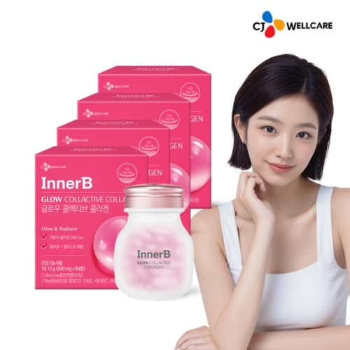CJ웰케어 이너비 글로우 콜렉티브 콜라겐 84정 (4개)_이미지