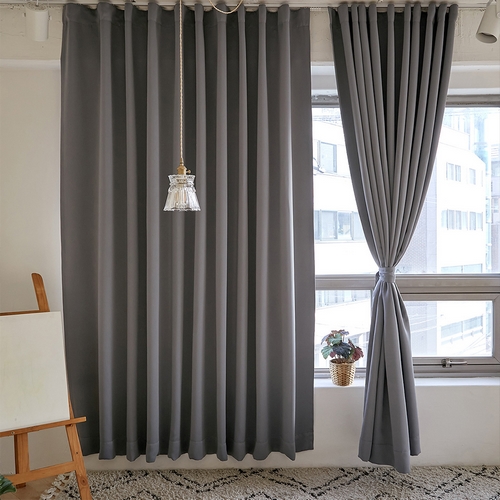 바자르 높이조절 맞춤형 암막커튼 (2장, 270x235cm)_이미지