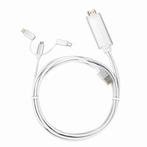 이지넷유비쿼터스 넥스트 3in1 HDMI 미러링 케이블 NEXT-840A (2m)_이미지