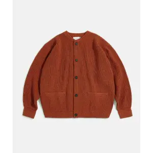 �����ǿ����� ����� Miller Heavyweight Cardigan Burnt Orange 166028 L
