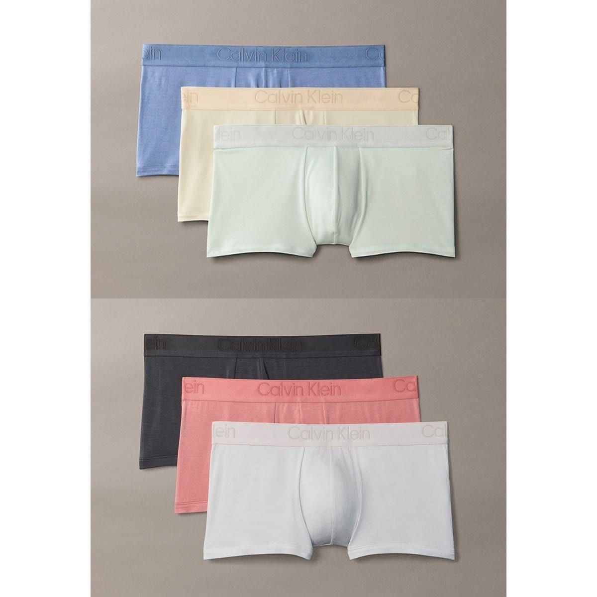 캘빈클라인 CALVIN KLEIN Underwear CK 남성 블랙 멀티 로우 라이즈 드로즈 3PK 2종 택 1 NB3651-3UKUYQ