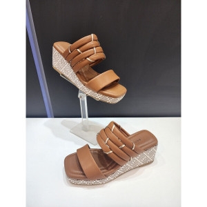 NC 구로점 여성 키높이 웨지샌들 슬 7cm -카멜 FLD408 E