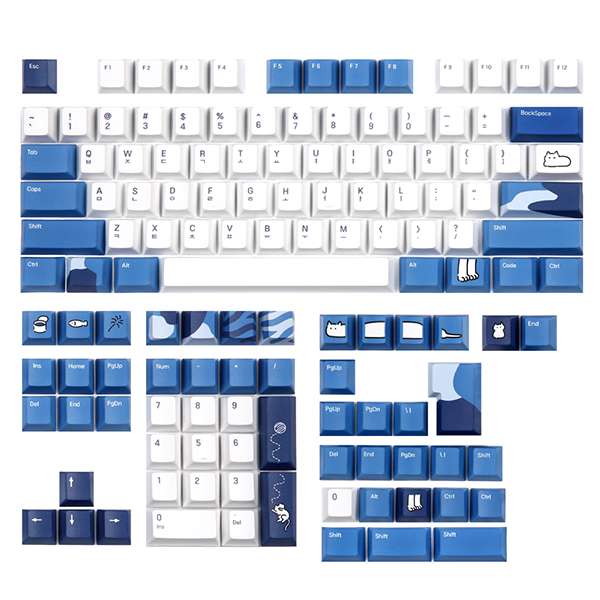 몬스타 몬스타기어 집사 PBT 키캡 (페르시안)_이미지