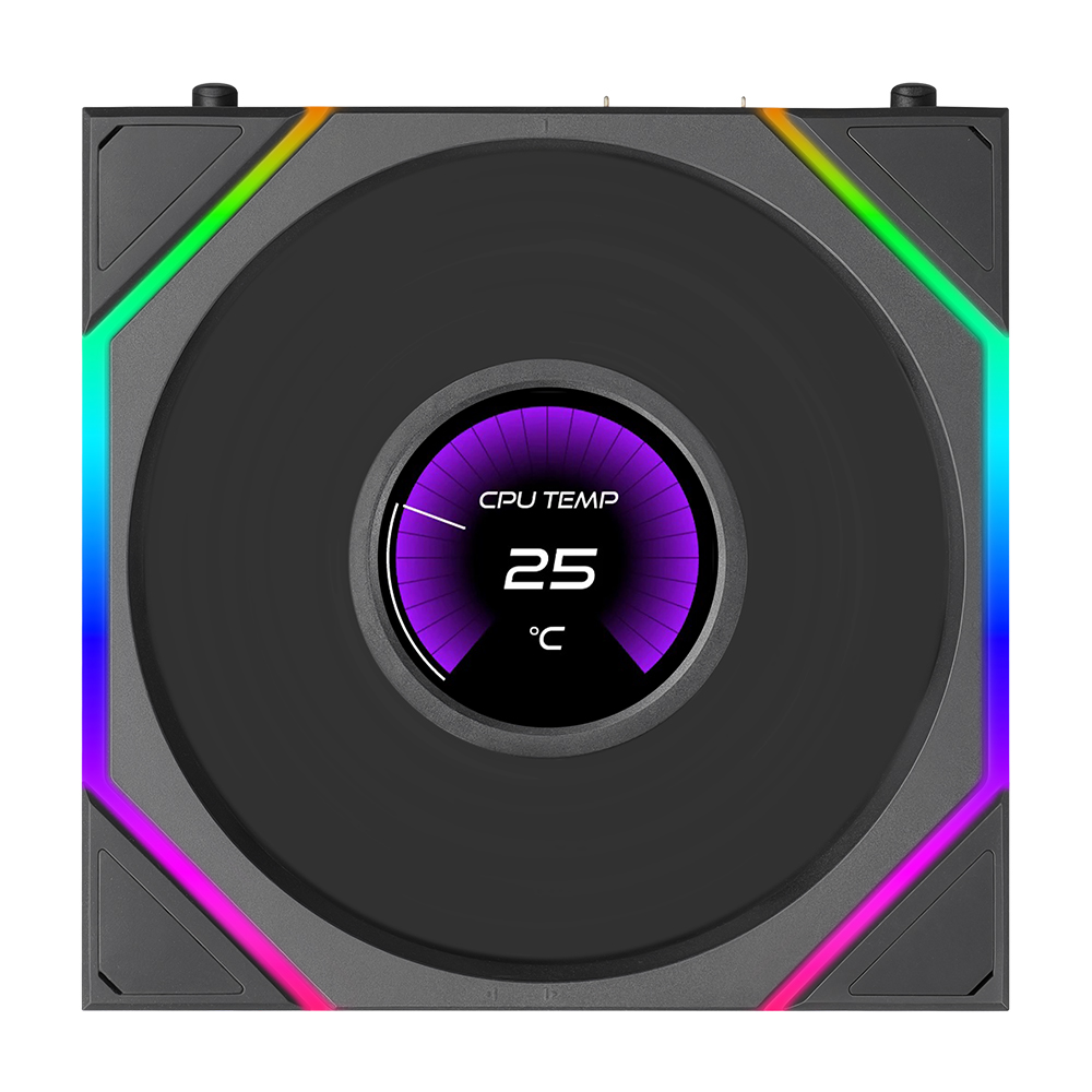 리안리 UNI FAN TL LCD FLEX 120 리버스 (블랙)_이미지