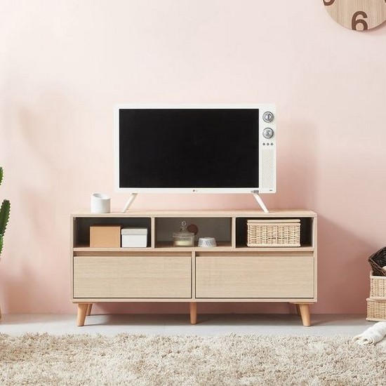 장인가구 로이 메이플 2단 서랍 거실장 1200