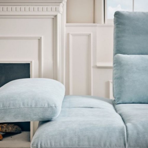 에싸 오아후 스윙기능 리브 패브릭 소파 4인용 (스툴별도)_이미지