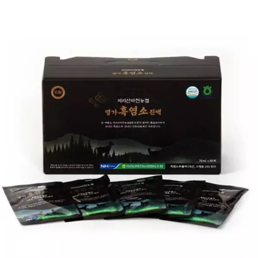 마천농협 지리산 마천농협 명가 흑염소 진액 70ml 30포 (2개)_이미지