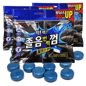 롯데제과 잠이 확깨는 졸음껌 울트라파워 리필용 96g x 3봉_이미지