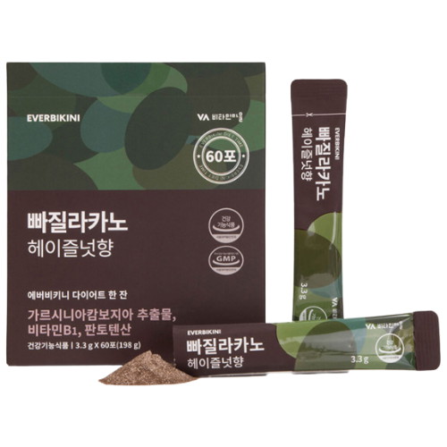 에버비키니 빠질라카노 헤이즐넛향 60포 (1개)_이미지