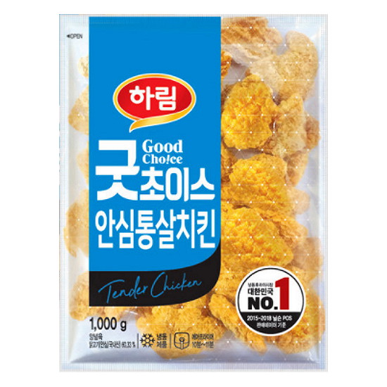하림 굿초이스 안심통살치킨 1kg (1개)_이미지