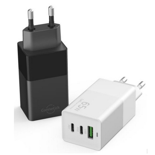커네틱 PD PPS 65W 3포트 GaN 충전기 CZC-650_이미지