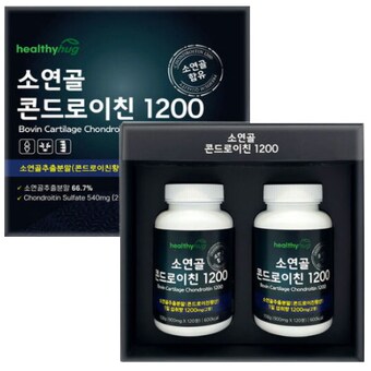 헬씨허그 소연골 <b>콘드로이친</b> <b>1200</b> 120정 2개입