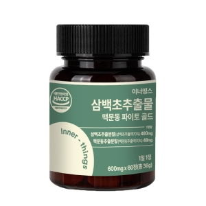 [불명] 이너띵스 삼백초 추출물 맥문동 파이토 골드 60정 (1개)_이미지