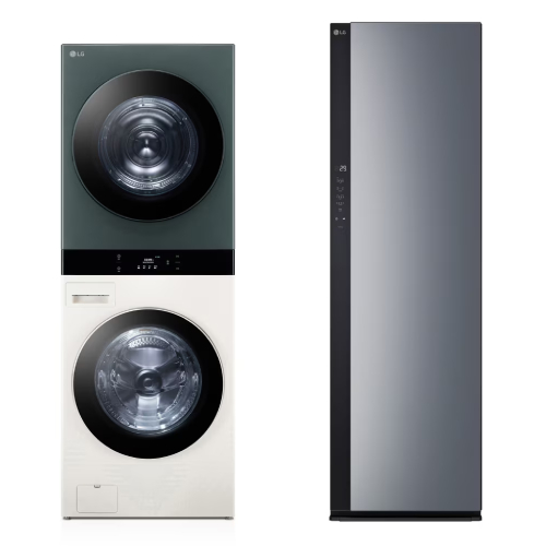 LG전자 트롬 오브제컬렉션 워시타워 WL21EGZU + 스타일러 SC5GMR52
