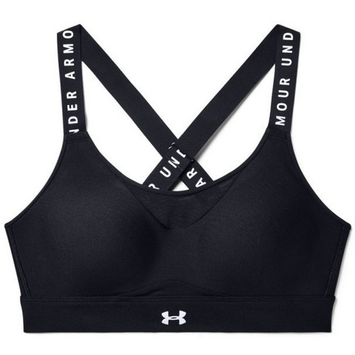언더아머 인피니티 하이 스포츠 브라 1351994 (001, 블랙)_이미지