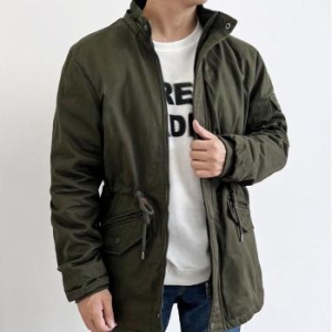 남자 겨울 야상 점퍼 캐주얼 패션 데일리 털후드 자켓 S12909301