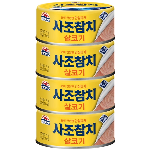 살코기 참치 안심따개 100g 4개