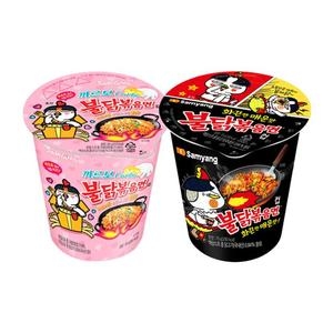 삼양식품 불닭볶음면 작은컵 70g 6개 + 까르보 불닭볶음면 작은컵 80g 6개_이미지