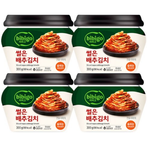 비비고 썰은 배추김치 300g (4개)_이미지