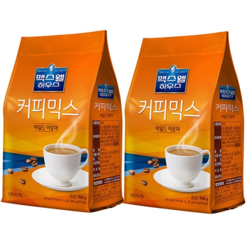 동서식품 맥스웰하우스 커피믹스 마일드 아로마 900g (4개)