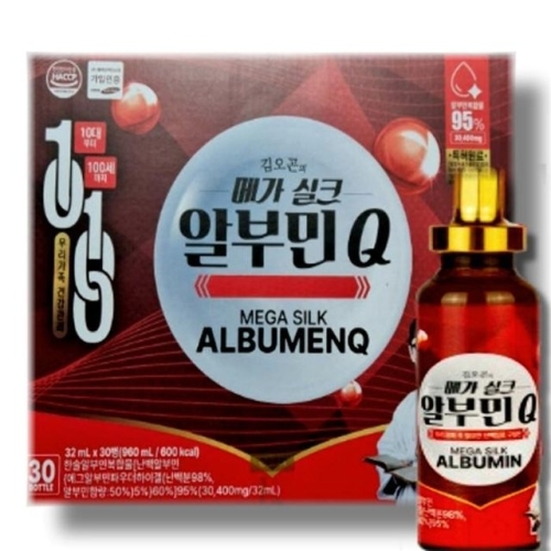 지니트레저 김오곤 메가 실크 알부민Q 32ml 30병 (8개)