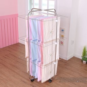 리빙 십자형빨래건조대 3단