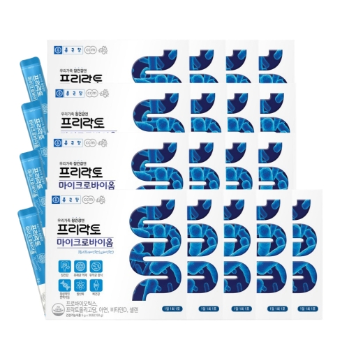 종근당건강 프리락토 마이크로바이옴 5g 30포 (17개)_이미지