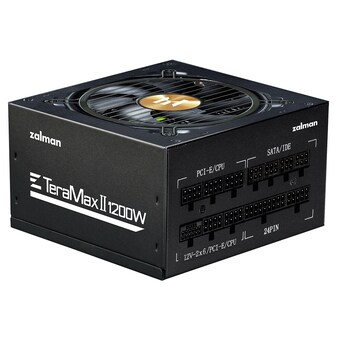 잘만 TeraMax II <b>1200W</b> 80PLUS골드 풀모듈러 ATX3.1 블랙