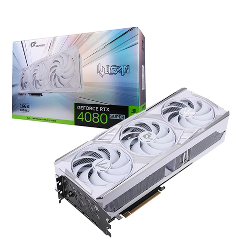 COLORFUL iGame 지포스 RTX 4080 SUPER Vulcan OC D6X 16GB White_이미지