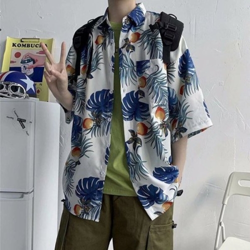여름 휴양지 필수템 꽃무늬 하와이안 셔츠 남방 WE892C3