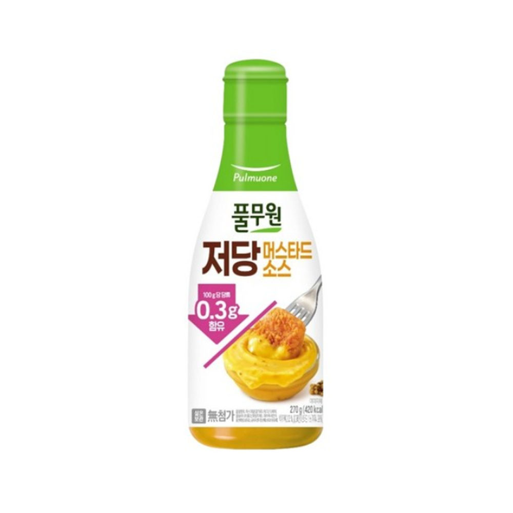 풀무원 저당 머스타드소스 270g (2개)_이미지