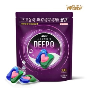 지앤티클린 아이러브베베 딥큐 캡슐세제 샤르망부케 100개입 (1개)