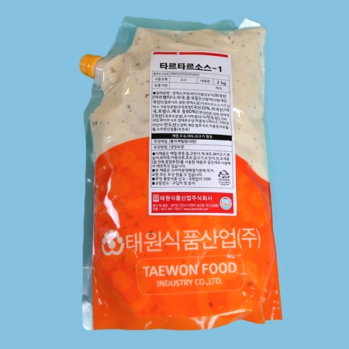 타르타르소스 2KG 생선튀김 마요소스 감자튀김
